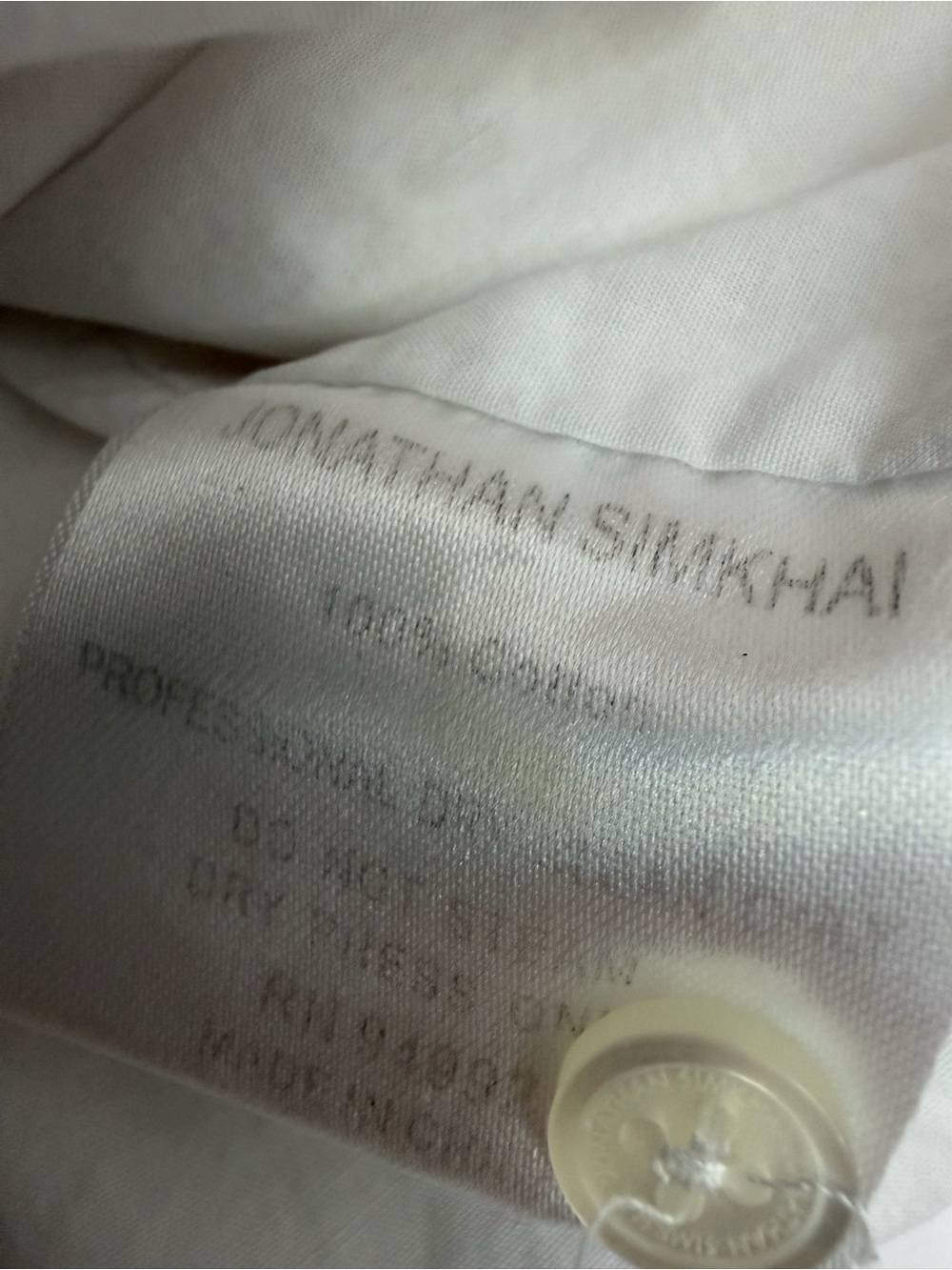 Jonathan Simkahai Sleeveless White Eyelet Drop Waist Shirt Dress - Picture 6 of 6